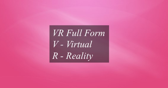 VR Full Form